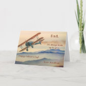 Kaart Vaderdag vliegtuig (Voorkant)