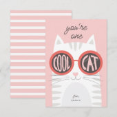 Kaart Valentijnsdag kool (Voorkant / Achterkant)