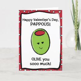 Kaart Valentijnsdag voor Pappoús