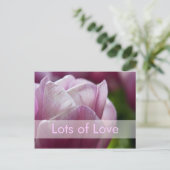 Kaart | Valentinskarte Tulpen van de Valentijnsdag (Staand voorkant)