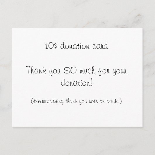 kaart van 10 dollar (Voorkant)