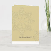 Kaart van 16 Verjaardag van de vintage Jugendstil (Achterkant)