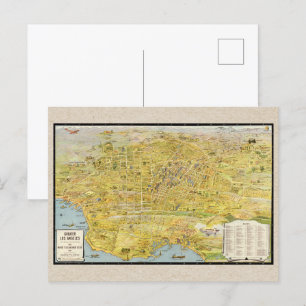 kaart van 1932: Los Angeles opnieuw ingesteld