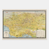  kaart van 1932: Los Angeles opnieuw ingesteld Inpakpapier Vel (Voorkant 3)