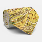  kaart van 1932: Los Angeles opnieuw ingesteld Stropdas (Opgerold)