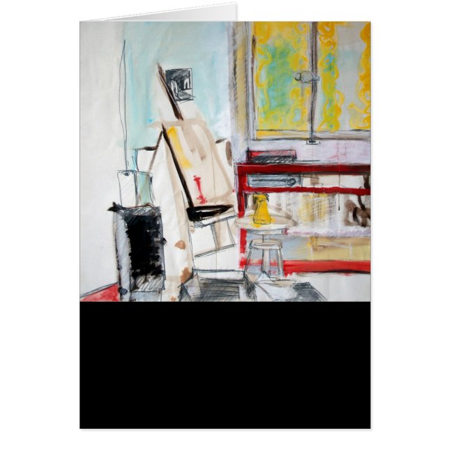 Kaart van 1982, L'Atelier de l'Apprenti Peintre (Voorkant)