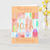 Kaart van 90ste verjaardag van Diva (Gele Bloem)