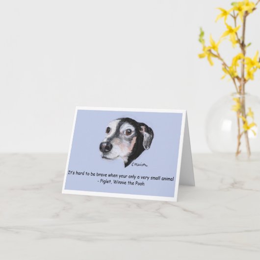 Kaart van aanmoediging (Gele Bloem)