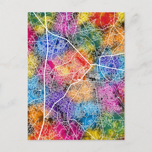 Kaart van ABA Nigeria (Voorkant)