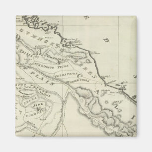 Kaart van Abyssinia Magneet