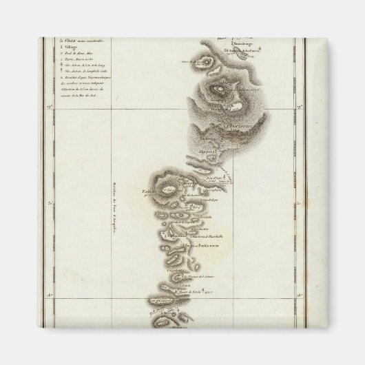 Kaart van Acapulco naar Mexico-stad Magneet (Voorkant)