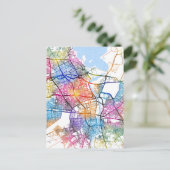 Kaart van Adana Türkiye (Staand voorkant)