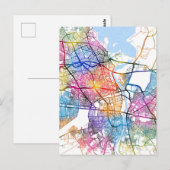 Kaart van Adana Türkiye (Voorkant / Achterkant)