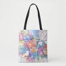 Kaart van Adana Türkiye Tote Bag