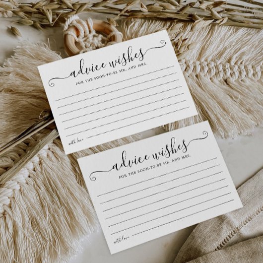 Kaart van advies | Advies voor bruid en bruidegom