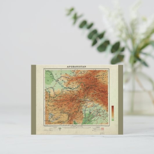Kaart van Afghanistan (1912) (Staand voorkant)
