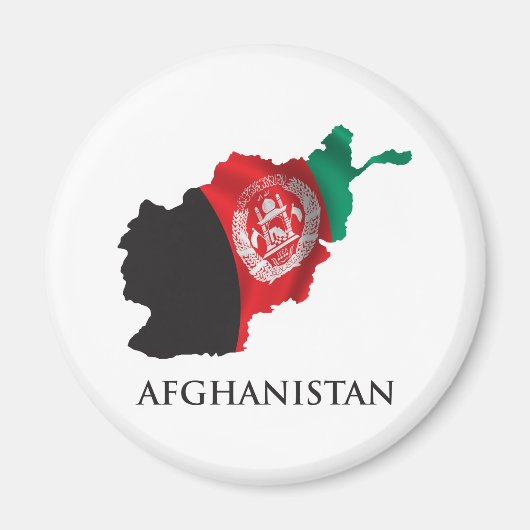Kaart van Afghanistan Magneet (Voorkant)