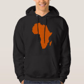 Kaart van Africa Hoodie (Voorkant)