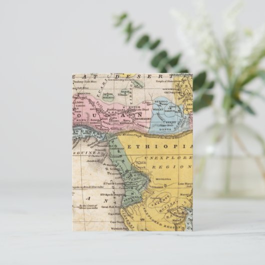 Kaart van Afrika (Staand voorkant)