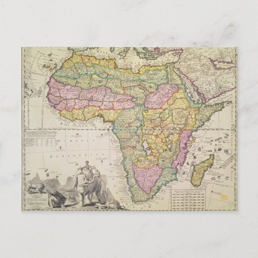 Kaart van Afrika (Voorkant)
