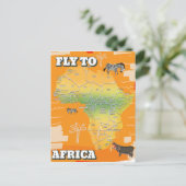 Kaart van Afrika (Staand voorkant)