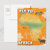 Kaart van Afrika (Voorkant / Achterkant)