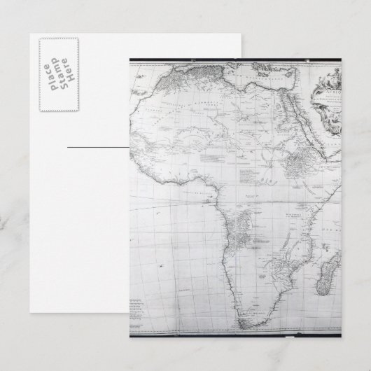 Kaart van Afrika (Voorkant / Achterkant)