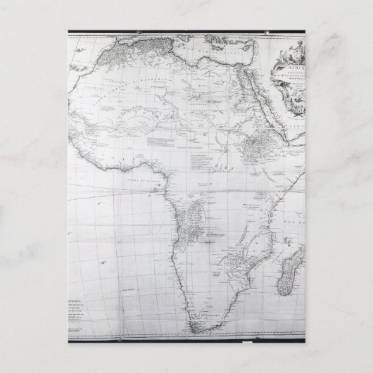 Kaart van Afrika (Voorkant)