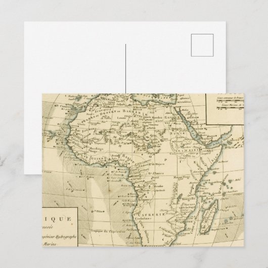  kaart van Afrika (Voorkant / Achterkant)