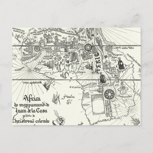 Kaart van Afrika | 1500 (Voorkant)