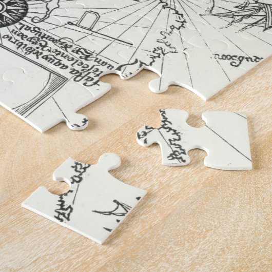 Kaart van Afrika | 1500 Legpuzzel (Zijkant)