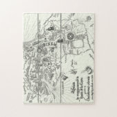 Kaart van Afrika | 1500 Legpuzzel (Verticaal)