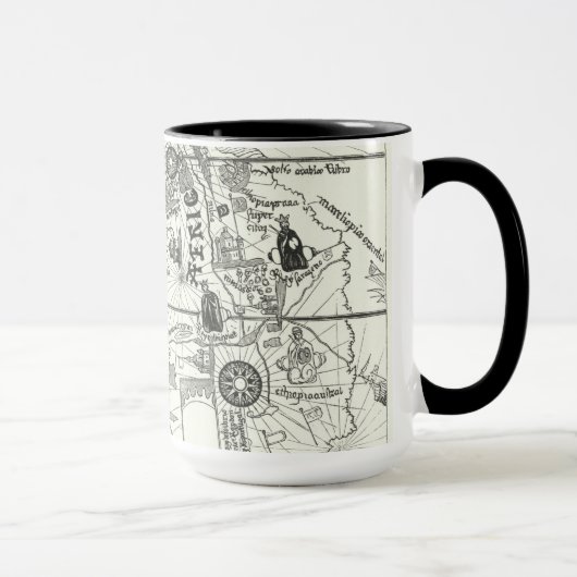 Kaart van Afrika | 1500 Mok (Rechts)