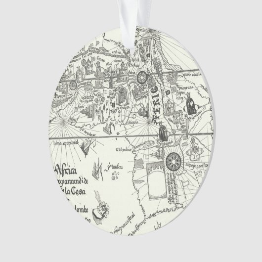 Kaart van Afrika | 1500 Ornament (voorkant)