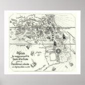 Kaart van Afrika | 1500 Poster (Voorkant)