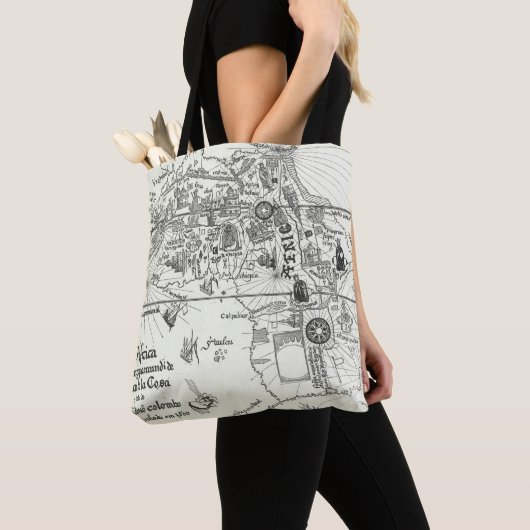 Kaart van Afrika | 1500 Tote Bag (Dichtbij)