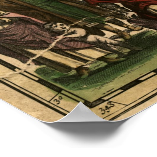 kaart van Afrika (1688) Poster (Hoek)