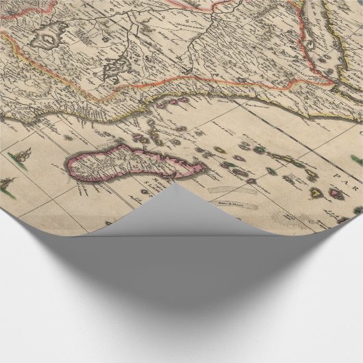  kaart van Afrika (1689) Cadeaupapier (Hoek)