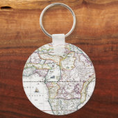 Kaart van Afrika | 1696 Sleutelhanger (Voorkant)