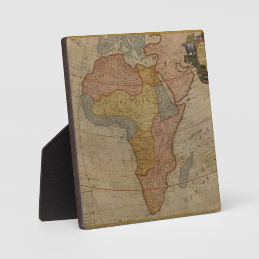 Kaart van Afrika | 1700 Fotoplaat (Voorkant)