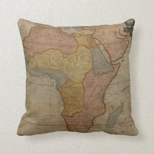 Kaart van Afrika 1700 Kussen