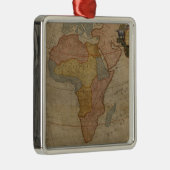 Kaart van Afrika | 1700 Metalen Ornament (Rechts)