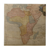 Kaart van Afrika | 1700 Tegeltje (Voorkant)