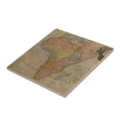 Kaart van Afrika | 1700 Tegeltje (Zijkant)