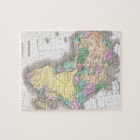  kaart van Afrika (1827) Legpuzzel (Horizontaal)