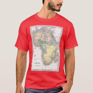 kaart van Afrika 1827 T-shirt