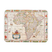 Kaart van Afrika 2 Magneet (Horizontaal)