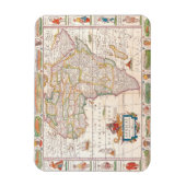 Kaart van Afrika 2 Magneet (Verticaal)