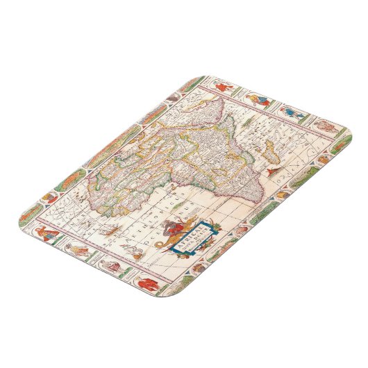 Kaart van Afrika 2 Magneet (Linkerzijde)