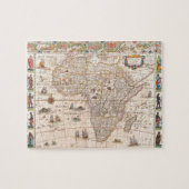 Kaart van Afrika 3 Legpuzzel (Horizontaal)